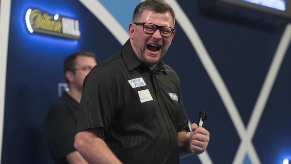 James Wade survived a scare