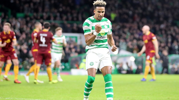Scott Sinclair scored from the spot for the Bhoys