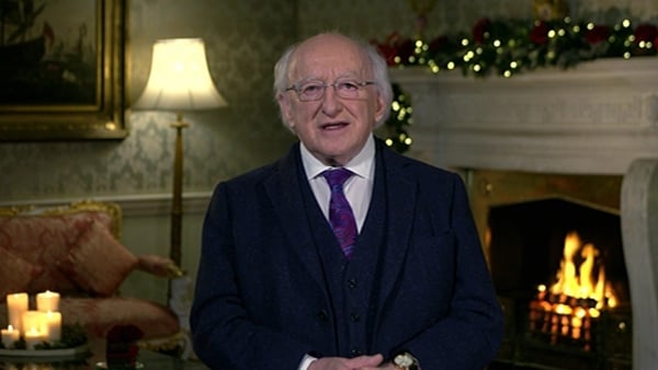 President Michael D Higgins paid tribute to people who worked 'tirelessly to support' those in need