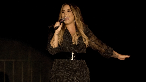 Demi Lovato (photographed in July 2018 before her hospitalisation) - 