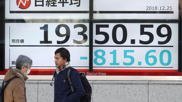 Tokyo markets plummeted at the open on Tuesday, with the Nikkei closing down more than 5%