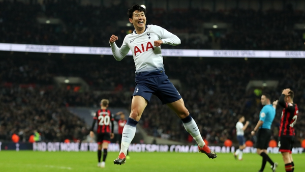 Heung-Min Son hit a brace as Tottenham beat Bournemouth 5-0