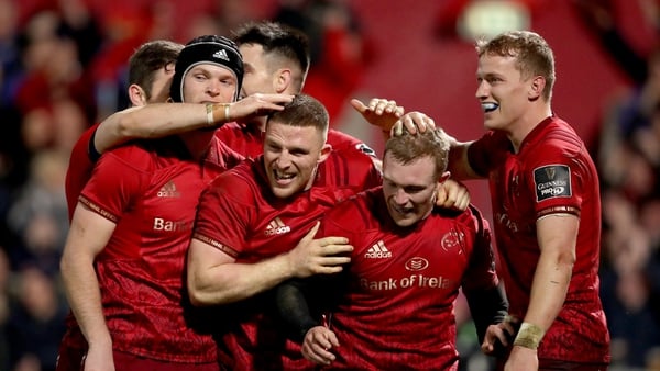 Munster have made six changes for the match in Cork