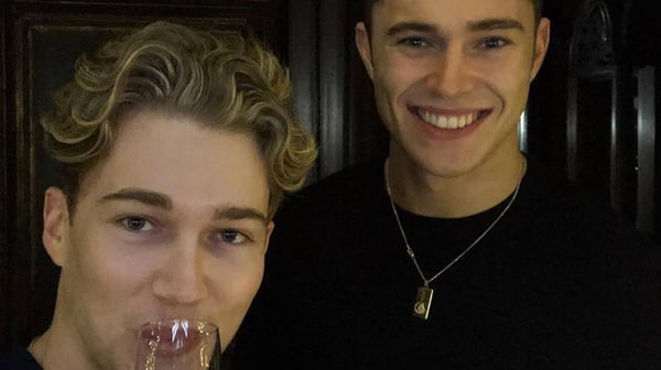 Curtis Pritchard pictured with his brother Aj over Christmas were assaulted