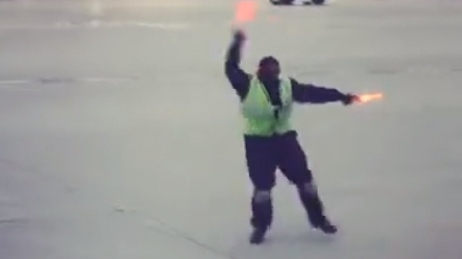 Dancing on air Toronto ramp agent's routine takes off