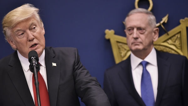 Donald Trump is said to have been angered over James Mattis' resignation letter