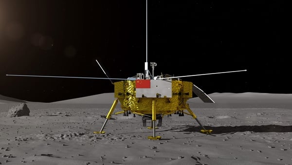 The mission marks the first time that samples will be collected from the rarely explored area of the Moon (file-pic)
