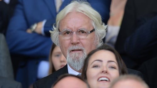 Billy Connolly pictured at a match last May