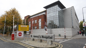 The man is being treated at St James's Hospital