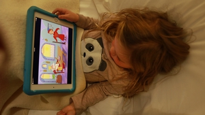 Experts say that looking at screens before bed can disrupt sleep