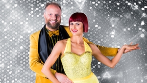 Fred Cooke and professional dance partner Giulia Dotta - Doing the Charleston this Sunday Fred Cooke and professional dance partner Giulia Dotta - Doing the Charleston this Sunday