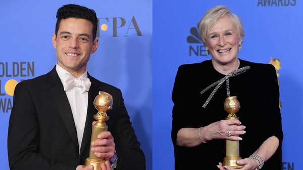Rami Malek and Glenn Close - Honoured for their respective performances in Bohemian Rhapsody and The Wife