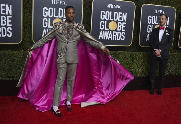 Billy Porter arrives at the 76th annual Golden Globe Awards (Jordan Strauss/AP)