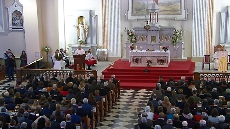 the memorial service took place at st finbarr"s church in bantry