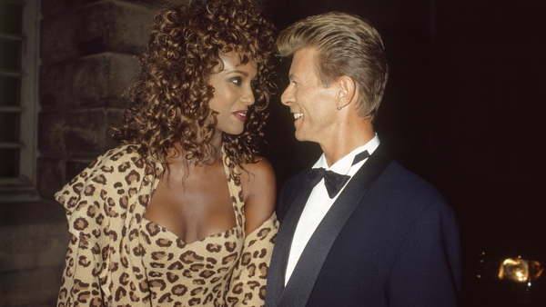 Iman and her late husband David Bowie