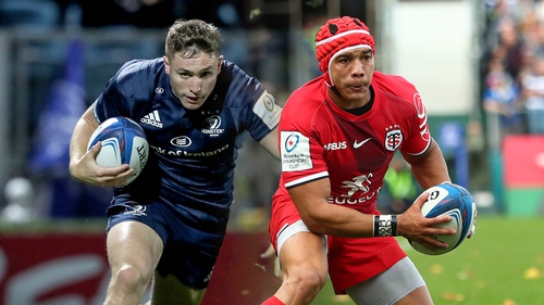 Jordan Larmour and Cheslin Kolbe are likely to be key figures for Leinster and Toulouse