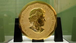 The coin is valued at €3.75m