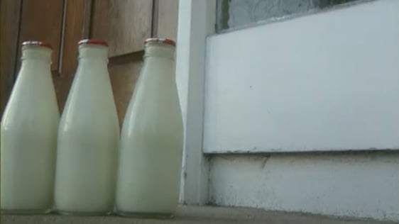 Milk Bottles on Doorstep