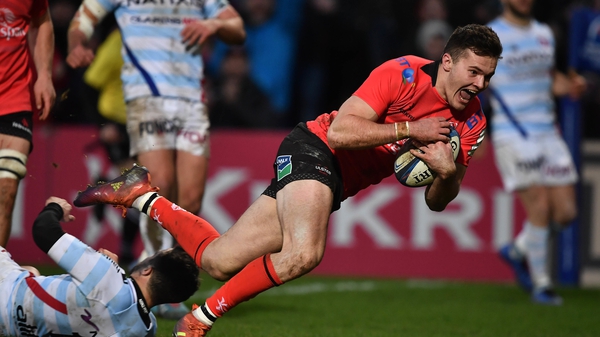 Jacon Stockdale has scored six tries in the Champions Cup this season