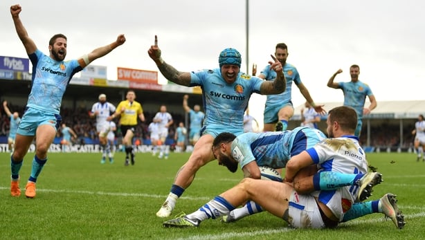 Stroe Sees Red As Exeter Set Up Showdown With Munster Stroe Sees Red As Exeter Set Up Showdown With Munster