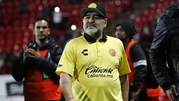 Diego Maradona died aged 60 last November