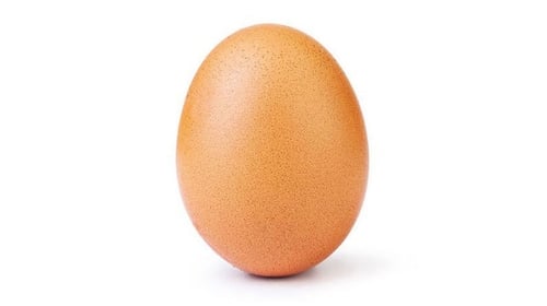 This simple photo of an egg has become the most liked post on Instagram