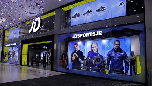 JD Sports' new flagship store in Dublin's Jervis Street