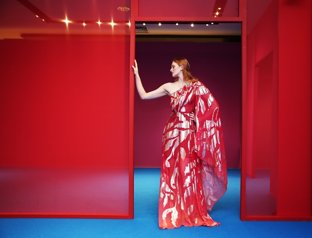 Aine O'Gorman wears Peter Pilotto