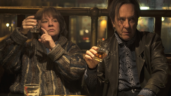 Richard E Grant with Melissa McCarthy in Can You Ever Forgive Me?