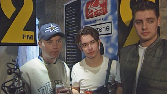 Ronan Keating, Stephen Gately, Keith Duffy of Boyzone (1995)