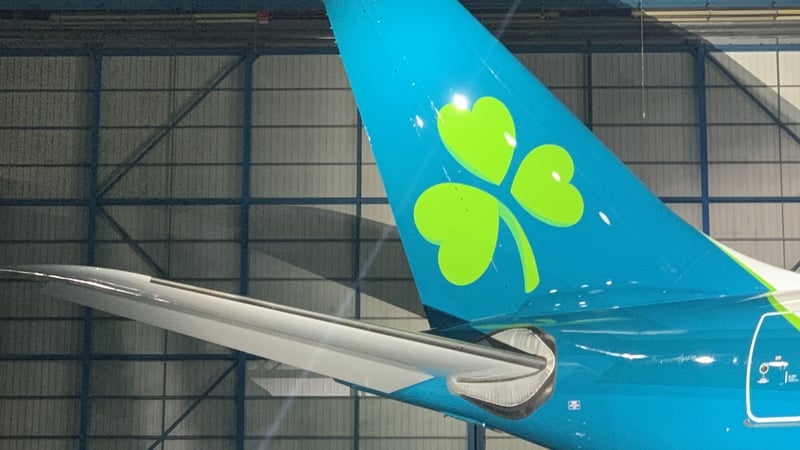 The changes include a new version of the shamrock logo and new paint for the aircraft