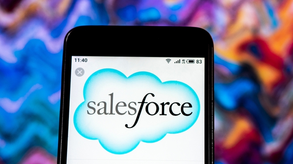 Salesforce raised its annual revenue forecast to between $25.90-26 billion, above estimates of $25.76 billion.