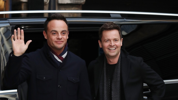 Ant McPartlin and Declan Donnelly arrive at The London Palladium for Britain's Got Talent auditions