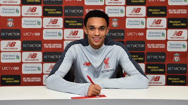 Academy graduate Alexander-Arnold made his Liverpool debut in October 2016 and has since established himself as the Reds' first-choice right-back