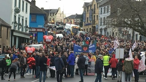 Thousands turned out for the South-East Broken Hearts demonstration