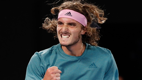 Stefanos Tsitsipas beat the defending champion in four sets