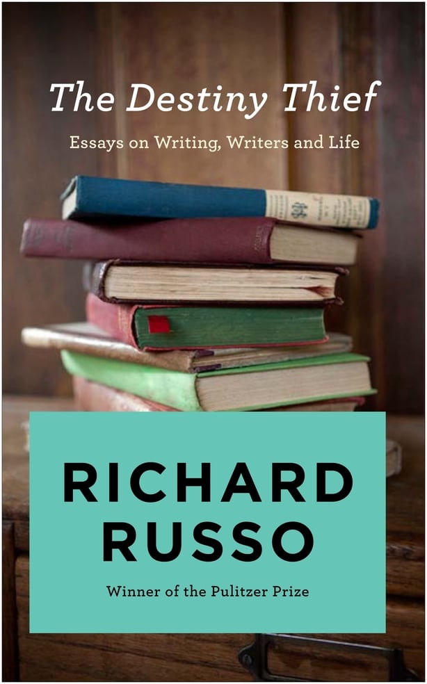 Argumentative Essay Thesis Example Somehow The Essay In Its Pleasantly Wandering Way Gets On To The Subject Of Russos Relationship With Russo Senior He Realised At Some Point That The Risk Essay Examples For High School also Thesis Generator For Essay The Destiny Thief Review Reviewed The Destiny Thief By Richard Russo Essay Writing On Newspaper