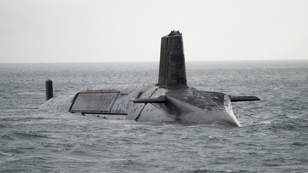 The Royal Navy would not confirm which of its ten submarines was involved (File pic)