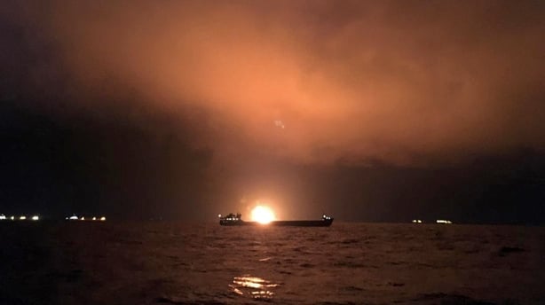 14 dead after fire on two vessels off Crimea