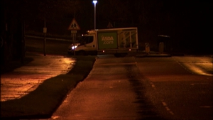 The Asda van was abandoned on the west side of Derry city