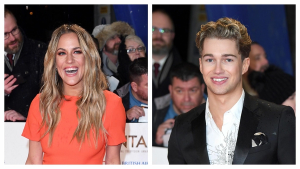 Caroline Flack and AJ Pritchard both attended last night's National Television Awards