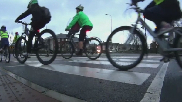 The Green Party want to give cyclist and pedestrians priority on the country's roads