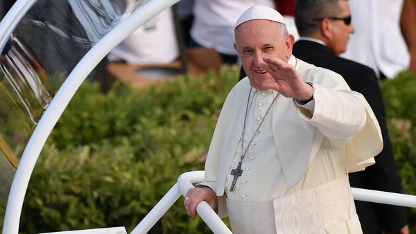 Pope Francis' remarks came as he spoke to thousands of young people on his trip to Panama