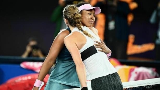 Osaka wins first set against Kvitova in Australian Open final