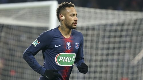 Neymar went off in injured in a Coupe de France tie last week against Strasbourg