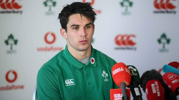 Joey Carbery spoke to the media ahead of Saturday's Six Nations opener against England