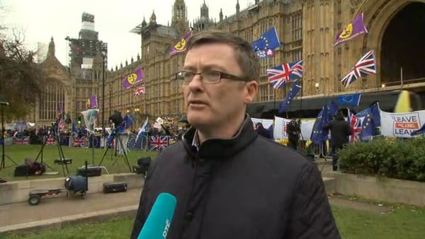 David Cullinane said 'If there is a hard border, that will come about because of chaos in Westminster'