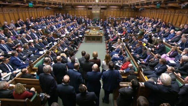 Voting took place on a series of amendments in the House of Commons