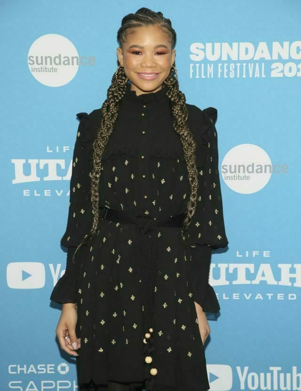 Actress Storm Reid poses at the premiere of the film "Relive" during the 2019 Sundance Film Festival, Sunday, Jan. 27, 2019, in Park City, Utah. (Photo by Danny Moloshok/Invision/AP)