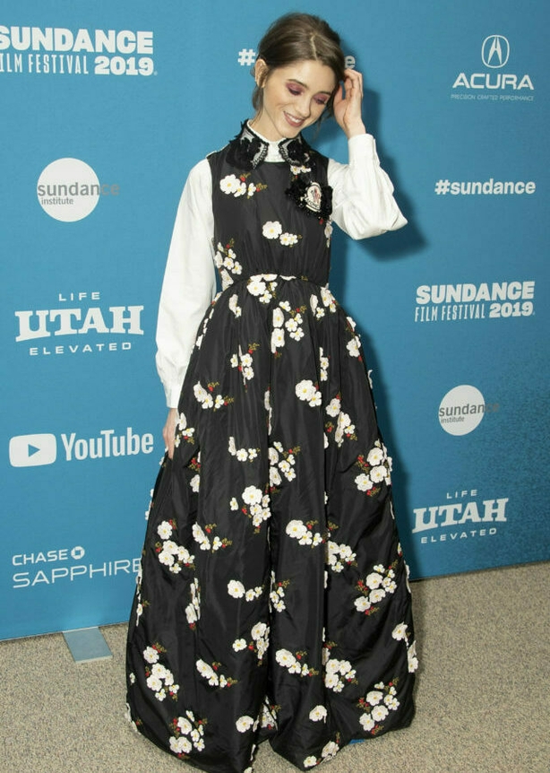 Actress Natalia Dyer poses at the premiere of "Velvet Buzzsaw" during the 2019 Sundance Film Festival, Sunday, Jan. 27, 2019, in Park City, Utah. (Photo by Arthur Mola/Invision/AP)